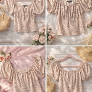 Floral Off-Shoulder Top